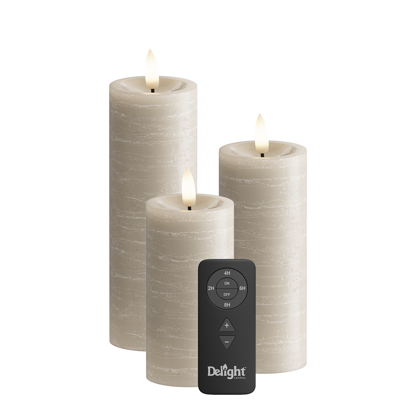 Sand Pillar Candle Giftbox Ø5 (3pcs.)