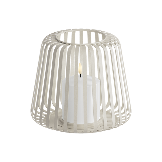 Sand Metal Lanterne Med LED Lys 20*17cm