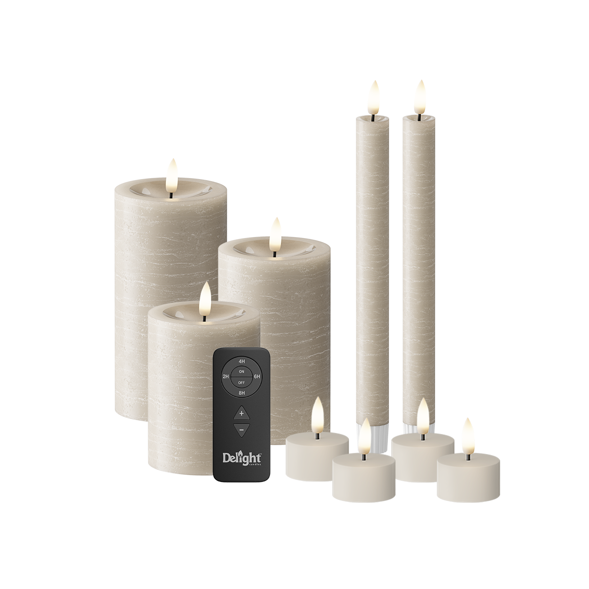Sand Pillar Candle Giftbox (9pcs.)