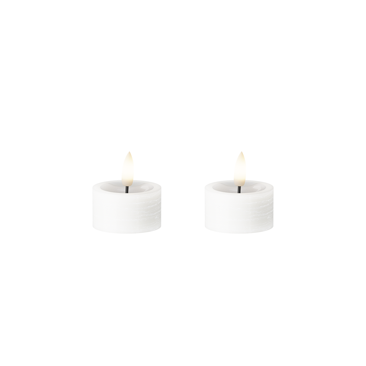 White Tealights Small 2pcs.