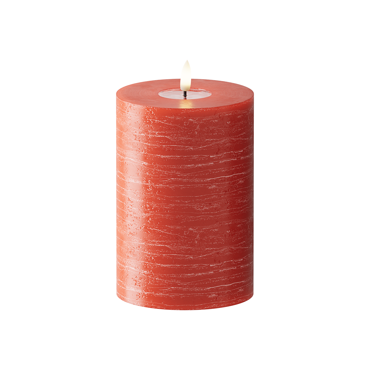 Red Pillar Candle WetLook