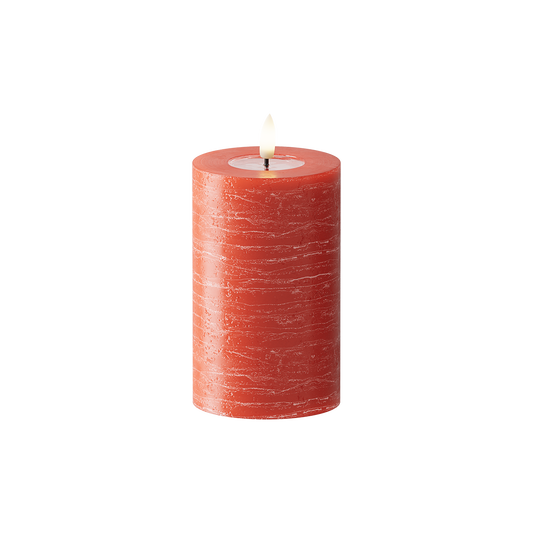 Red Pillar Candle WetLook
