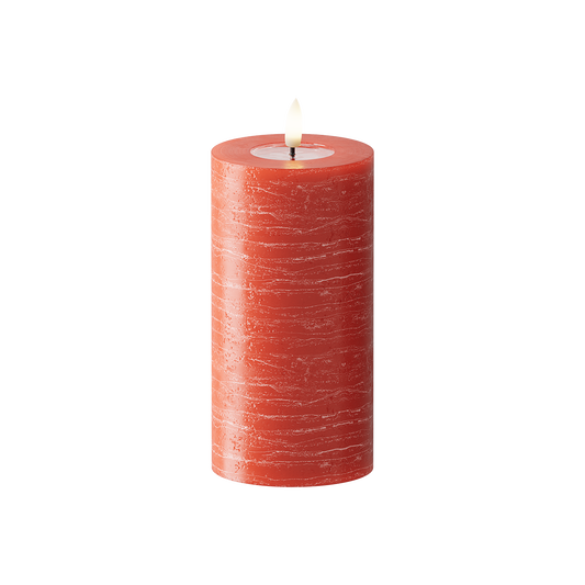 Red Pillar Candle WetLook