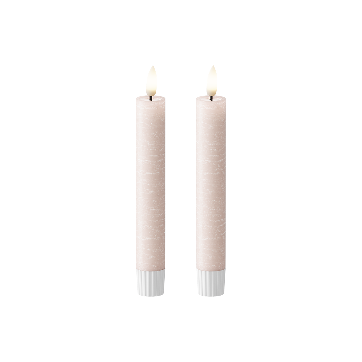 Rose Taper Candle 2pcs,WetLook