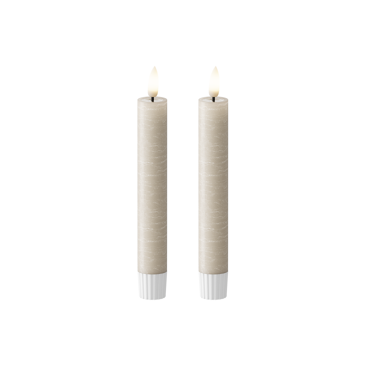 Sand Taper Candle 2pcs,WetLook