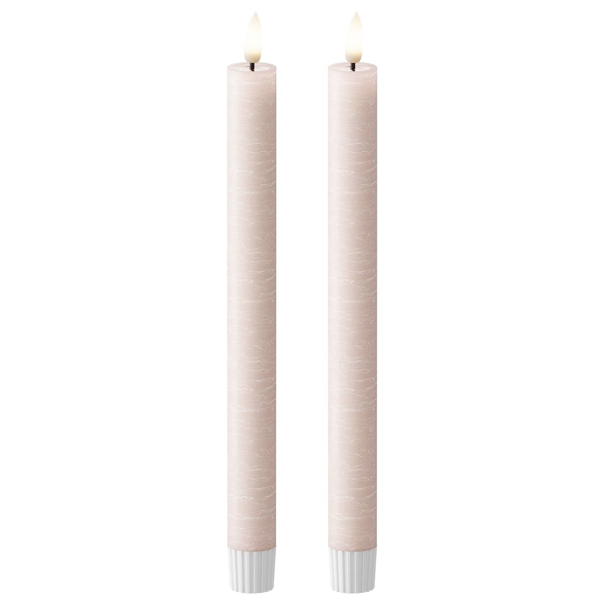 Rose Taper Candle 2pcs,WetLook