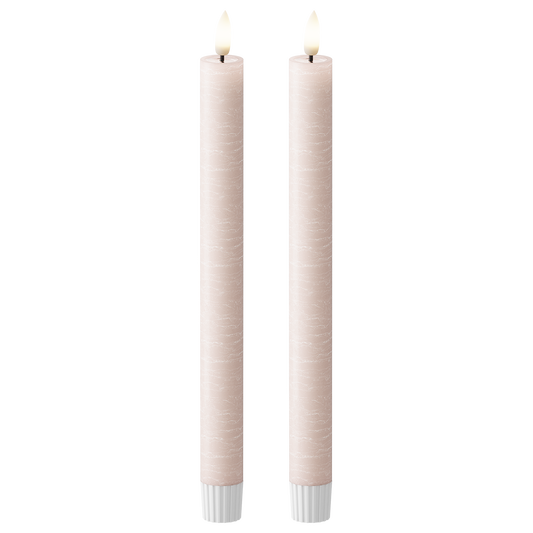 Rose Taper Candle 2stk, WetLook