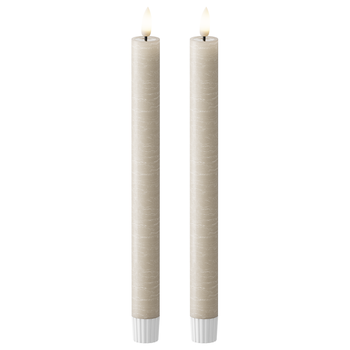 Sand Taper Candle 2pcs,WetLook
